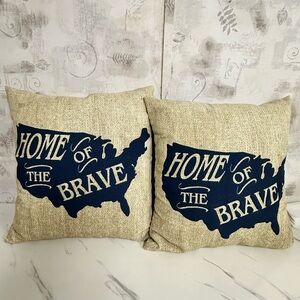 Home of the Brave Decorative Pillows